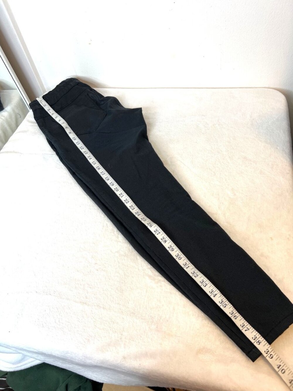 Flog tapered drawstring pants Black with gray tiny check size 29 (S/M) Capsule - Picture 6 of 9